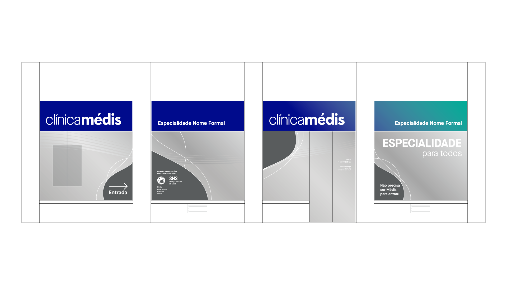 Hierarquia das fachadas — brandbook
